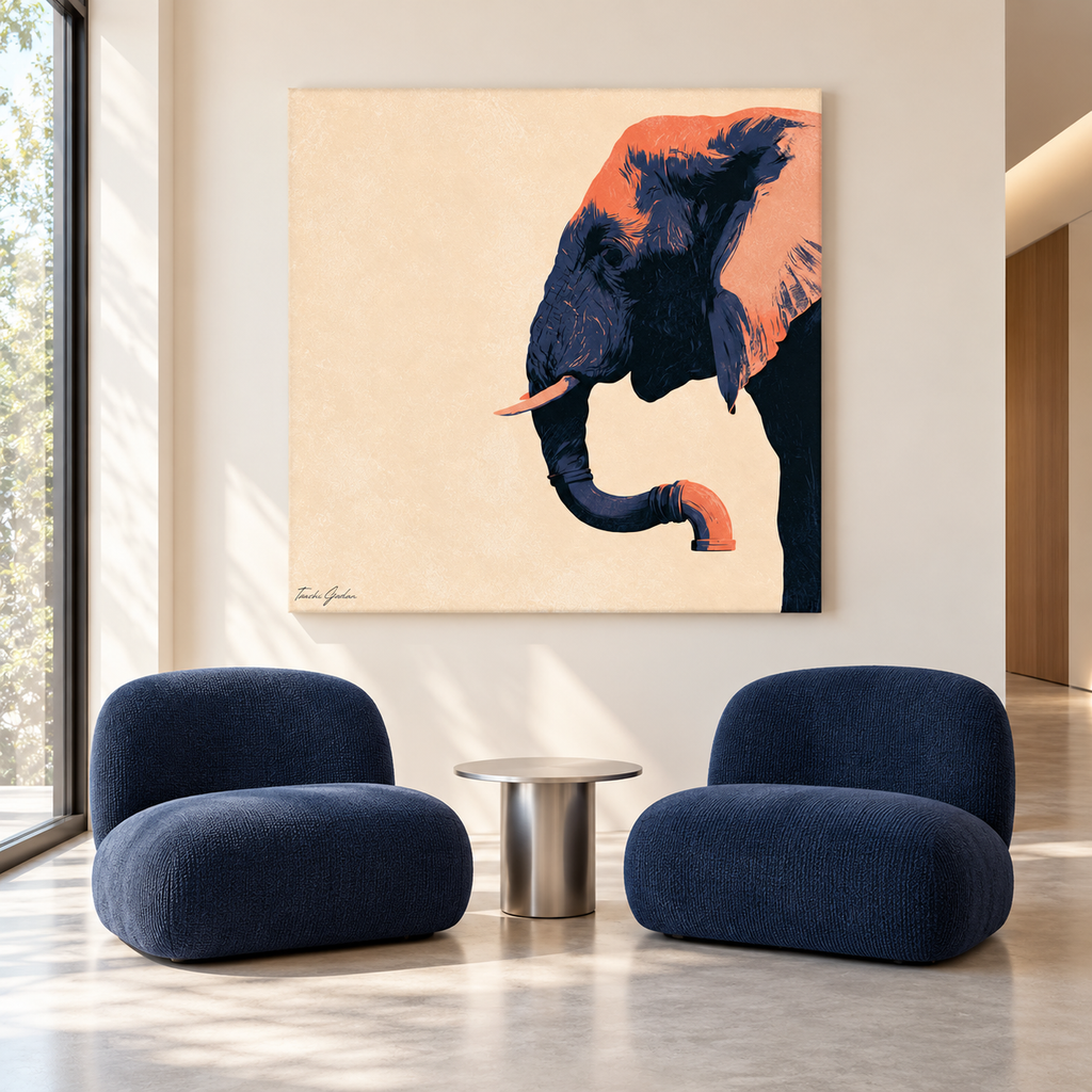 Wild Rhythm by Tzachi Gozlan – Animals collection pipe art, wall art view